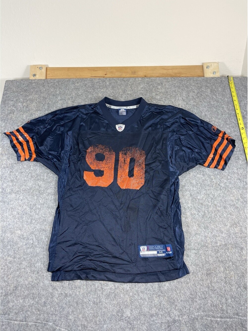 Chicago Bears Jersey Mens M Blue Orange NFL Football Julius Peppers #90 Reebok